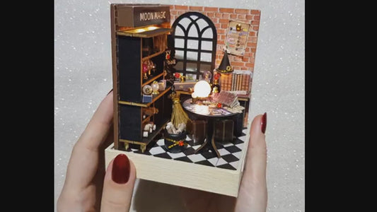 Cutefetti DIY Dollhouse - Corner of Happiness Series Miniature Kit - Moon Magic